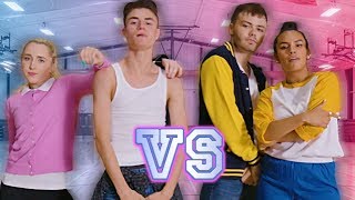 DANCE BATTLE  NORTHSIDE BULLDOGS VS SOUTHSIDE SERPENTS  Taste  Tyga Choreo by Josh Killacky [upl. by Einnij]