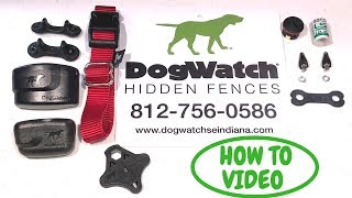 DogWatch How to replace collar strap using contact posts DogWatch Hidden Fence [upl. by Droffats]