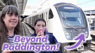 Riding the FIRST Shenfield  Heathrow Elizabeth Line Train Ft lornajaneadventures [upl. by Aanas]