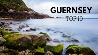 Top 10 Places to Visit in Guernsey Channel Islands  Travel Video 4K [upl. by Areip]