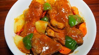 HOW TO COOK DELICIOUS CHICKEN AFRITADA  FOODNATICS [upl. by Ynohtnaeoj]