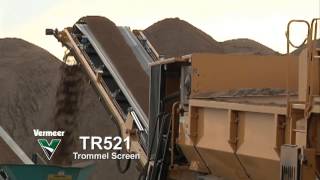 TR521 Tier 4i Stage IIIB Trommel Screens  Vermeer Recycling Equipment [upl. by Neville732]