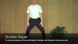 Sunken Squat Exercise [upl. by Salhcin]