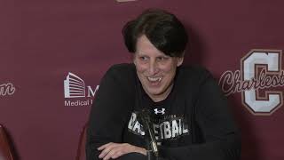 College of Charleston Womens Basketball Post Game Press Conference vs Monmouth 011423 [upl. by Ennayt17]