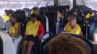 CABIN CREW TRAINING DITCHING  LONG FULL PREPARATION [upl. by Maryn]