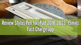 Review Stylus Pen for iPad 20182023 15mins Fast Charge apple Pencil 2nd Generation Magnetic Tilt [upl. by Norse]