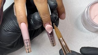 Uñas Esculturales Decoradas con Gel ✨✨  Jaayart Uñas Acrílicas [upl. by Noe]