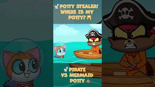 🙀 WHERE IS MY POTTY 🚽 POTTY STEALER 🕵️ Potty Training for Kids 😻 PURR PURR [upl. by Kessiah]