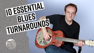 10 Essential Blues Turnarounds [upl. by Maleen]