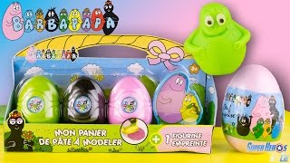 Barbapapa Panier Oeufs de Pâques Tuto faire un Barbapapa en Pâte à modeler Oeuf Surprise français 4k [upl. by Oringas]