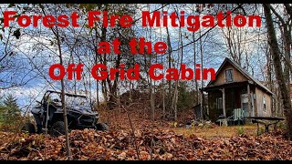 Forest Fire Mitigation At The Off Grid Cabin [upl. by Trust]