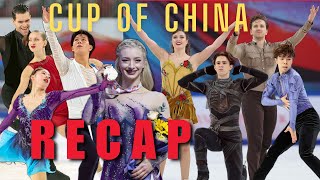 Cup of China 🇨🇳 RECAP 2024  Shun Sato Boyang Jin GuignardFabbri and more isufigureskating [upl. by Shifrah]