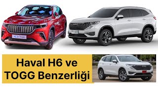 TOGG Ve HAVAL Markasının H6 Modelinin Benzerliği [upl. by Ellenaj]