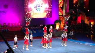 CHAMPION  TEAM JAPAN All Female  Day 1 amp 2  7th Cheerleading World Championship [upl. by Milburn]