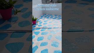 Transformed My Rooftop Terrace Into Santorini makeover shorts trending viralvideo song music [upl. by Attennek331]