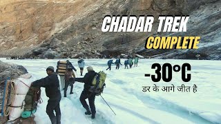 Chadar Trek हिंदी  Complete Journey  Walk on frozen river  HD [upl. by Beutler]