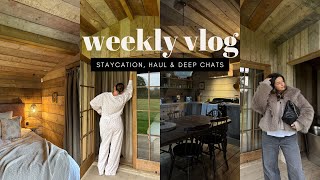 WEEKLY VLOG  a gorg staycation current thoughts amp feelings and a DLouise jewellery haul [upl. by Krantz]