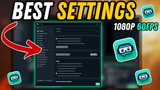 The BEST Streamlabs Settings Streaming 1080P 60FPS  NO LAG [upl. by Jeannie]