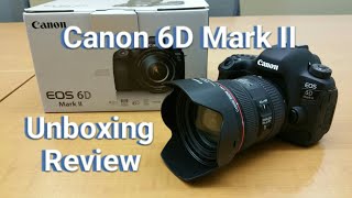 Canon 6D Mark II DSLR Camera  Unboxing amp Quick Review [upl. by Mccully783]