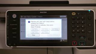 Ricoh Customer Support  How to do Auto Colour Calibration [upl. by Dirraj]