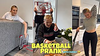 When You Play Too Much Basketball 😆 Basketball prank with Family [upl. by Whipple]