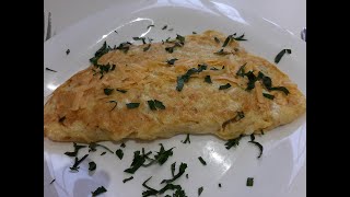 Omelette aux épinards et fromage اومليط بالسبانغ والجبن مع زينب [upl. by Ananna365]