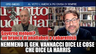 Elezioni USA Travaglio e Montanari Harris Pericolo 3° guerra mondiale Trump simile a Berlusconi [upl. by Aketal]