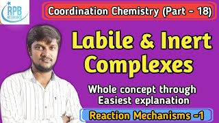 Labile amp Inert Complexes  Coordination Chemistry  Reaction Mechanisms [upl. by Kenwee728]