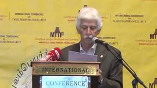 Paul Berenger at Tamil Diaspora Solidarity [upl. by Ahsait]