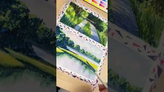 Watercolor landscape ft Meeden Art [upl. by Eugnimod]