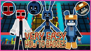 Roblox  How to get Badges in Poppy PlayTime RP World [upl. by Sabelle48]