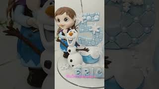 Vela Elza e Ana Frozen atelieludantas arteembiscuit artesanato diy elzaefrozendebiscuit [upl. by Merrilee45]