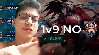 COMO FAZER 1V9 DE AKALI  NAGASAWA [upl. by Harrod121]