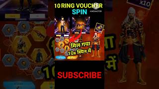 10x RING VOUCHER SPIN 😱🧐ll NEW LUCK ROYAL ll shorts freefire gaming [upl. by Yntrok190]