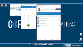 Install Soft Phone app on a PC by CFone Communications [upl. by Yennek]