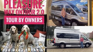 2022 PLEASUREWAY ONTOUR 20TOUR amp TIPS BY OWNERSCINDY BELLA AND CRUIZERFORD TRANSIT 250 [upl. by Duquette]