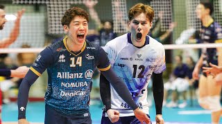 Yuki Ishikawa amp Ran Takahashi DOMINATE the Italian Volleyball League 2024 [upl. by Idnim]