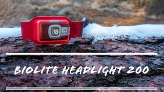 Biolite Headlamp 200 EDC Rechargeable USB [upl. by Assirek875]