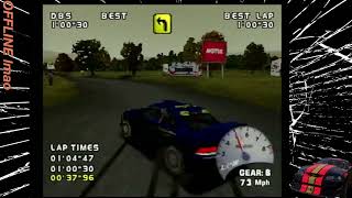 VRally 2 PS2 Level Speedrun England SS4  5840 WR [upl. by Brunn446]