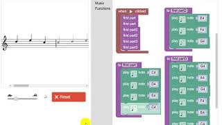 BLOCKLY Games  MUSIC  Level 4 [upl. by Iviv734]