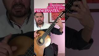 El primer ejercicio para PRINCIPIANTES  Curso completo de guitarra [upl. by Atterehs]