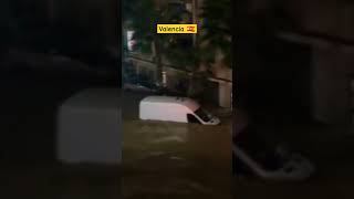 Flood jn valencia spain spain flood water rain climatechange [upl. by Yror]