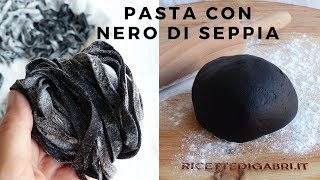 PASTA CON NERO DI SEPPIA Ricetta semplice  RICETTE DI GABRI Kitchen Brasita [upl. by Harim]