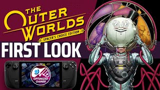 How is The Outer Worlds Spacers Choice Edition on Steam Deck Gameplay with Optimized Settings [upl. by Cedar269]