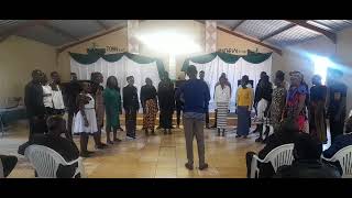 Kavango Regional Youth choir and Oshakati Youth Choir doing Our Father a rendition by SNascimento [upl. by Aleydis940]