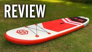 Goosehill Rainbow R Passion Inflatable Stand Up Paddle Board Review [upl. by Cowen]