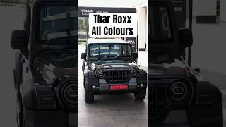 Mahindra Thar Roxx all Colours 🔥 tharroxx mahindrathar [upl. by Idissak718]