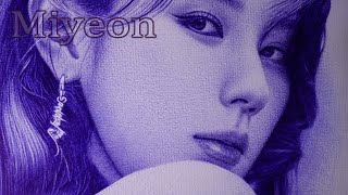 Ballpoint pen VS Canson paper  DP Art Drawing [upl. by Eeleimaj]