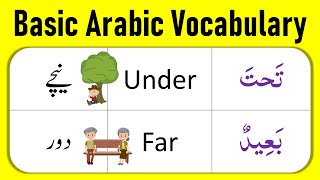 Par 16  Arabic Words in English and Urdu  Arabic Words  Arabic Vocabulary  Arabic Learning [upl. by Yelwar]