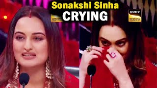 Indias Best Dancer Season 4 Sonakshi Sinha Emotional Crying IBD 4 [upl. by Artair]